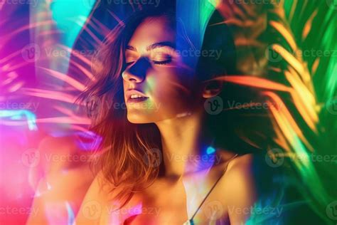 Summer Themed Double Exposure Bikini Portrait Stock Photo At Vecteezy