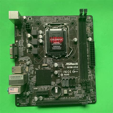 Asrock H81M-DGS Motherboard Intel H81 Socket lga 1150 DDR3 16GB matx ...