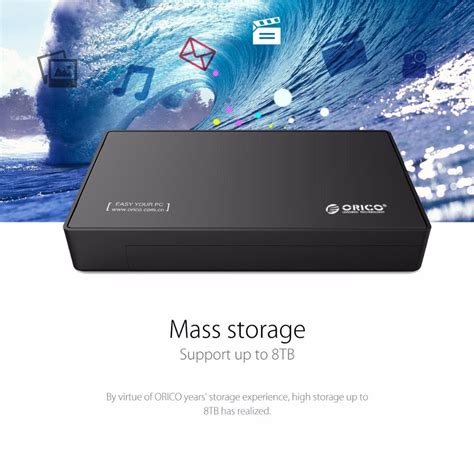 Box HDD 3.5" Orico 3588US3 SATA3 USB3.0 Chính Hãng - Mới Bảo hành 12 tháng