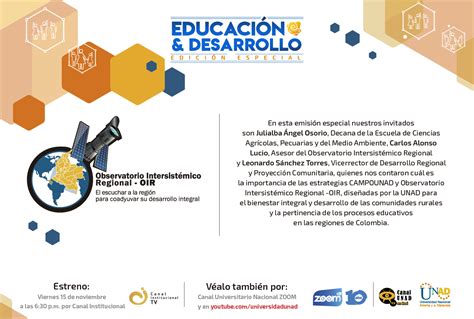 Educación y Desarrollo CAMPOUNAD y Observatorio Intersistémico