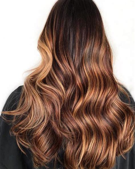 Luxus Sunset Caramel Brown Highlight Balayage 100 Human Hair Etsy De