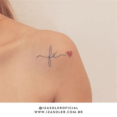 Tatuagem Fé Com Coração