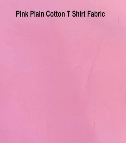 Pink Plain Cotton T Shirt Fabric at Rs 380/kg | New Delhi | ID: 23615950862