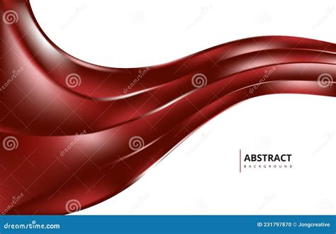 Bright Maroon Abstract Modern Wave Gradient Texture Background