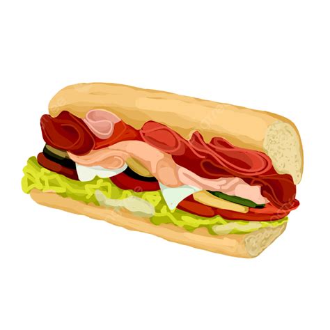 Subway Sandwich Rosted Beef, Subway Sandwich, Rosted, Beef PNG ...