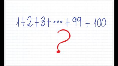 Como Resolverias La Suma De Los 100 Primeros Numeros Naturales