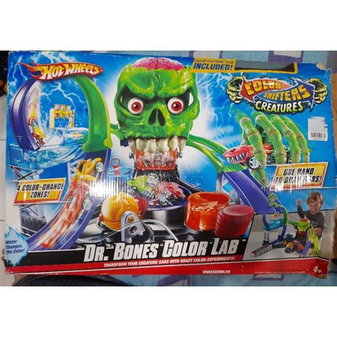 Hot Wheels Dr Bones Color Lab Used Shopee Malaysia