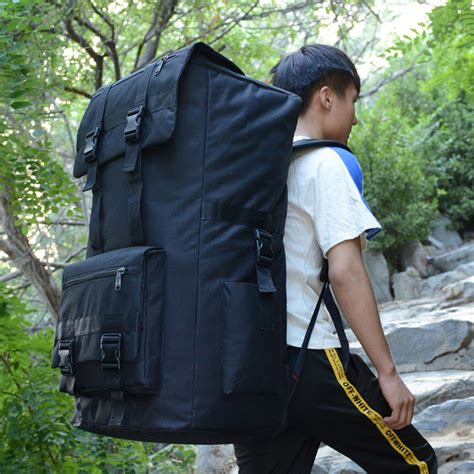Extra large capacity travel backpack outdoor camping camouflage ...
