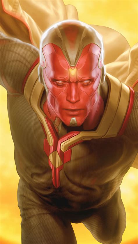 Vision Marvel Artwork Fondo De Pantalla 8k Hd Id7767