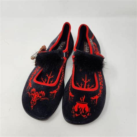 Hot Chocolate Design Chocolaticas VELVET SNAKE Mary Jane Flats Shoes Sz US Mary Jane