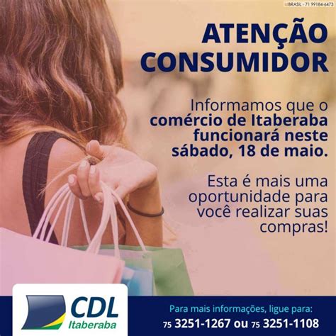 Comercio De Itaberaba Vai Funcionar Normalmente Neste S Bado