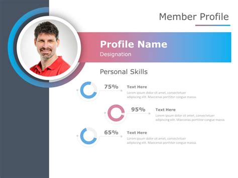 Animated Employee Profile PowerPoint Template