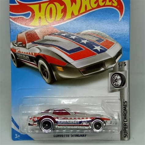 Jual Hot Wheels Corvette Stingray Super Chrome Shopee Indonesia