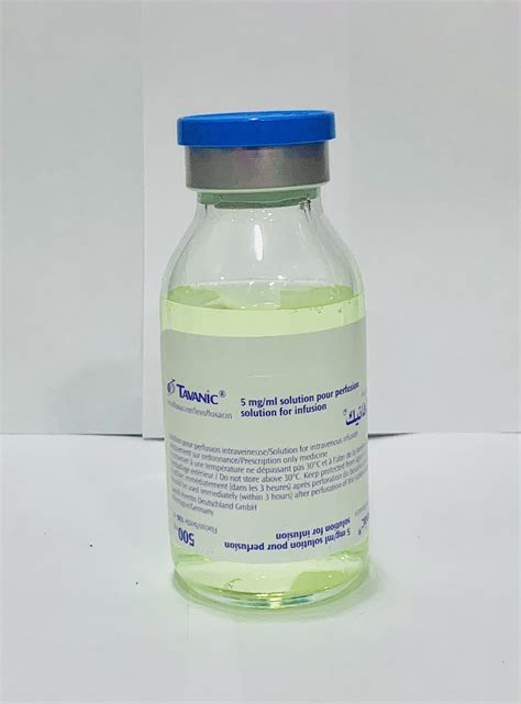 Tavanic Infusion 500mg Levofloxacin Medecify