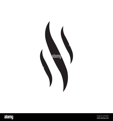 Smoke Hot Icon Vector For Graphic Design Logo Web Site Social Media Mobile App Ui