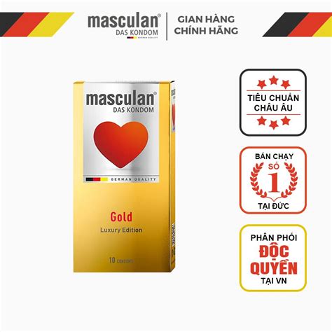 Masculan Gold - Box 10 condoms