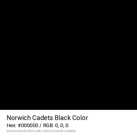 Norwich Cadets Brand Color Codes