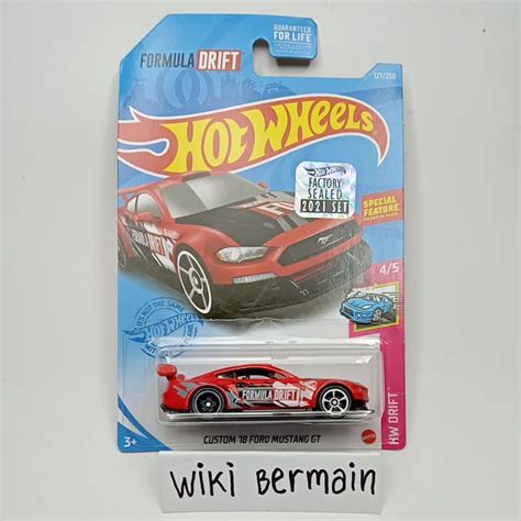 Jual Hot Wheels Custom Ford Mustang Gt Factory Sealed Shopee Indonesia