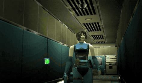HV. 107 Dino Crisis (1999) A velociraptor. PSX Survival Horror Games ...