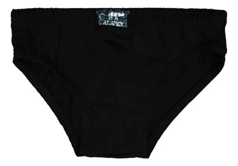 Pzs Bikini Trusa Caballero Reforzado Algod N Colores Lisos Mercadolibre