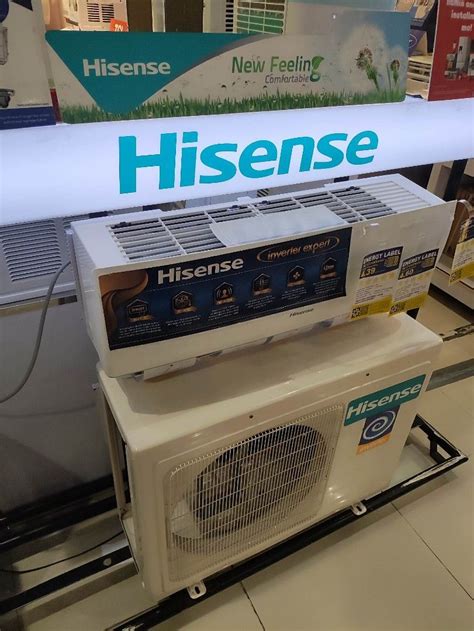 HISENSE SPLIT TYPE INVERTER AIRCON 100 BRANDNEW SEALED UNIT ENERGY