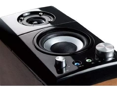 Parlantes Genius Mod Sp Hf A W Rms Madera Vias En Venta En