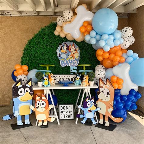 Bluey Birthday Party Supplies with Paw Print Philippines | Ubuy