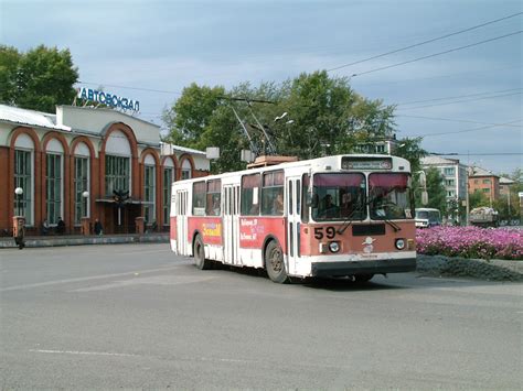 Ленинск-Кузнецкий, ЗиУ-682Г [Г00] № 59 — Фото — Городской электротранспорт