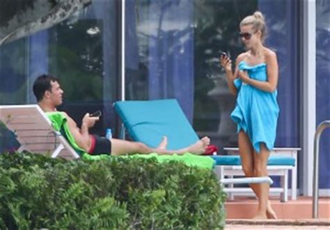 Joanna Krupa Topless In A Bikini Poolside In Miami MQ Adds