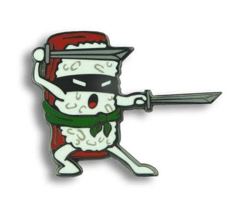 Sushi Ninja Sword Pin Lenore Cole