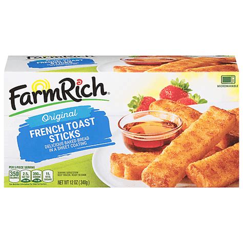 Farm Rich French Toast Sticks Original 12 Oz Pancakes And French Toast