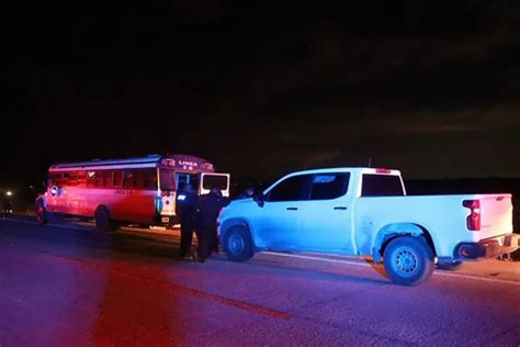 Detienen A Dos Sujetos Que Balearon Autobús Con Migrantes En Ciudad