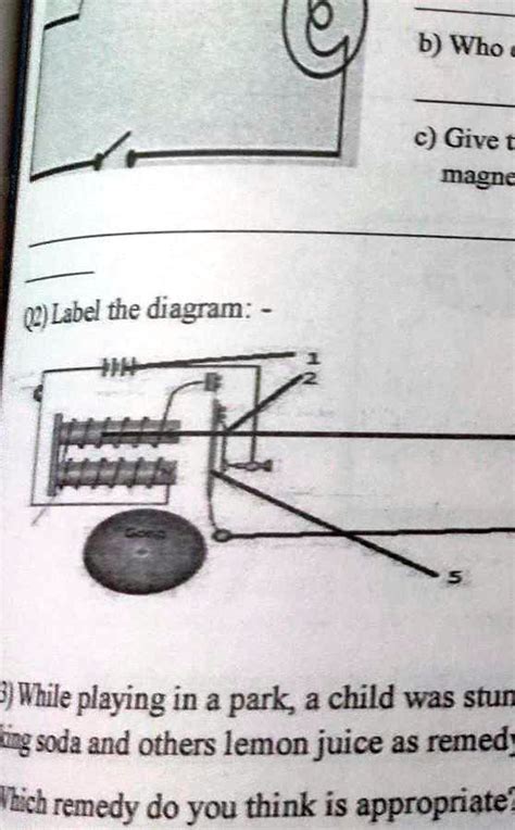 SOLVED: '(2) Label the diagram: