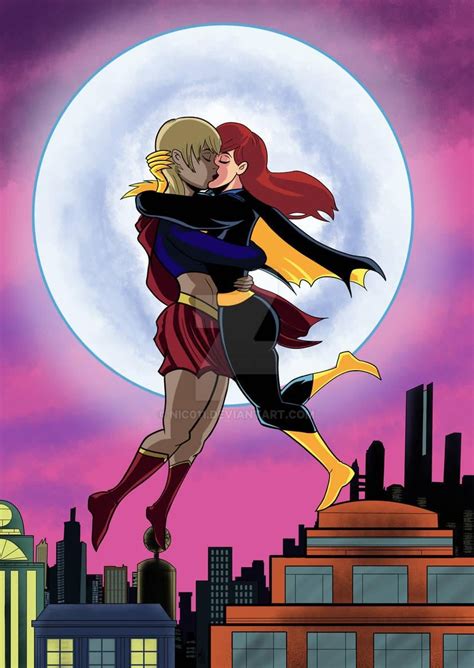 [artwork] Batgirl X Supergirl By Nic011 R Wholesomeyuri