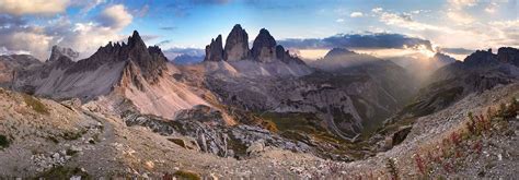 360 Panorama Von Den Drei Zinnen Dolomiten