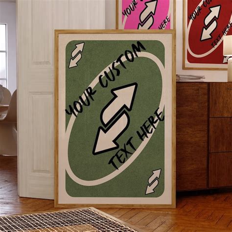 Custom Uno Cards Personalized Etsy