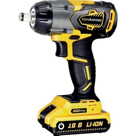 Гайковерт аккумуляторный Hanskonner HCD18350S - купить в интернет ...