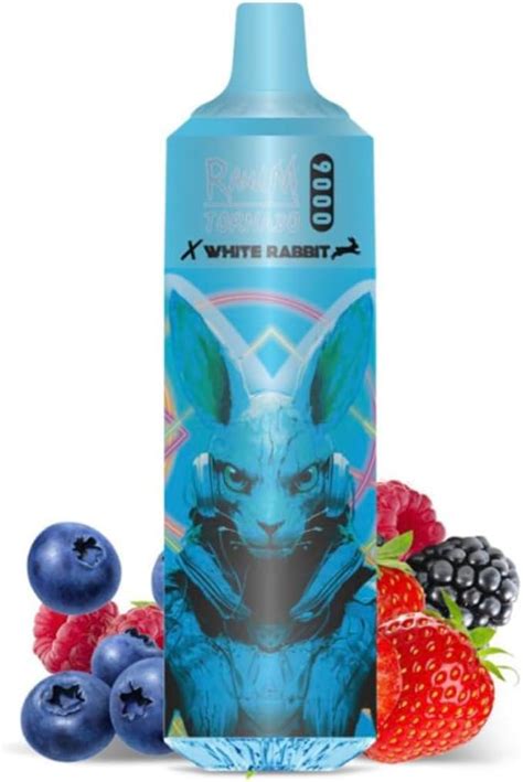 Puff Tornado 9000 Taff White Rabbit Randm Dr Blue Fruits Des