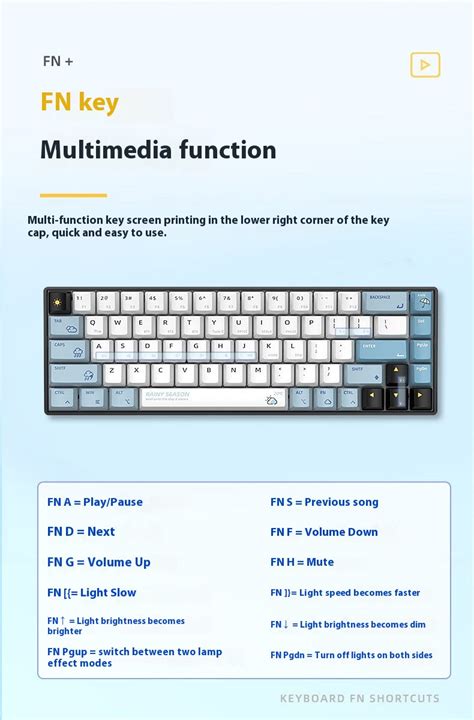 Aula F Mechanical Keyboard Hot Swap Macro