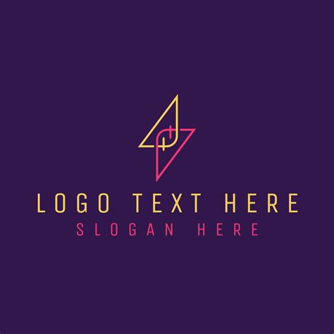 Lightning Energy Bolt Logo Brandcrowd Logo Maker