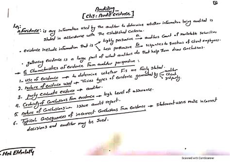 Summary Auditing Ch7 Maktabet Studocu