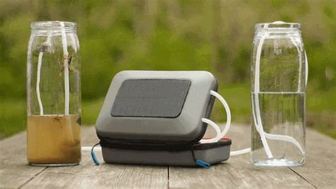 Походный очиститель воды GoSun Flow который может работать от солнечных ...