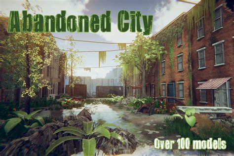 Abandoned City 1 3d Environments Unity Asset Store