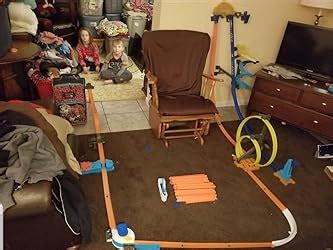 Amazon Hot Wheels Toy Car Track Builder Track Vertical Launch Kit Playset Scale