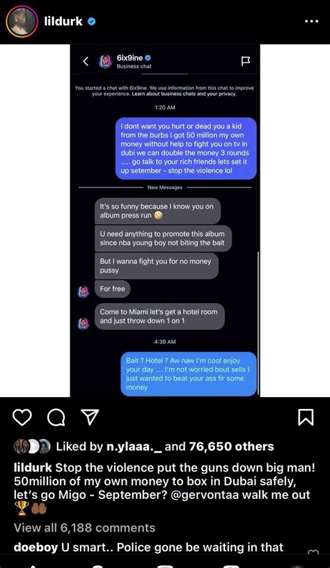 Richest Opp On Twitter Durk So Pussy He Rather Bully Ix Ine Then Fight The Nigga