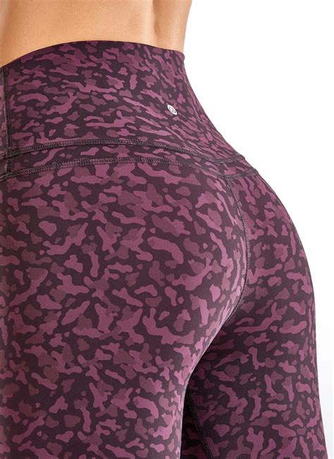 Crz Yoga Women S Naked Feeling High Rise Tight Yoga Pants Workout Fitness Leggings With High