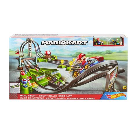 Hot Wheels Mario Kart Motorlu Çılgın Dönüş Parkuru Yarış Seti GCP27 Nezih