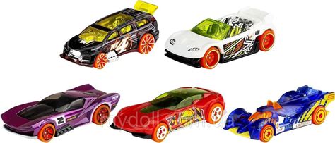 Хот Вилс Набор базовых метал машинок Hot Wheels 5 Car Pack of 1 64 Scale Vehicles 01806 Mattel