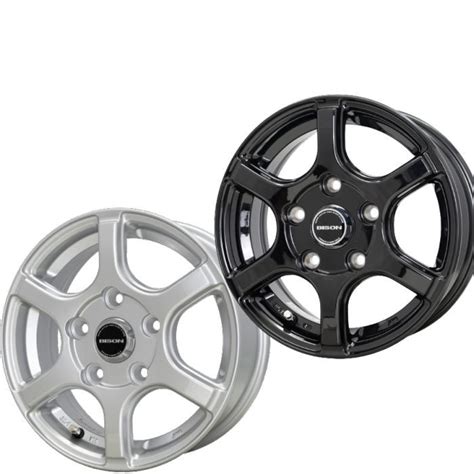 HOT STUFFホットスタッフ タウンエース等 13インチ 5穴 114 3 5B バイソン BN 04 シルバーorメタリックブラック