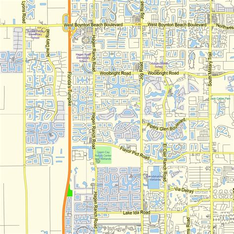 delray beach on map of florida 8